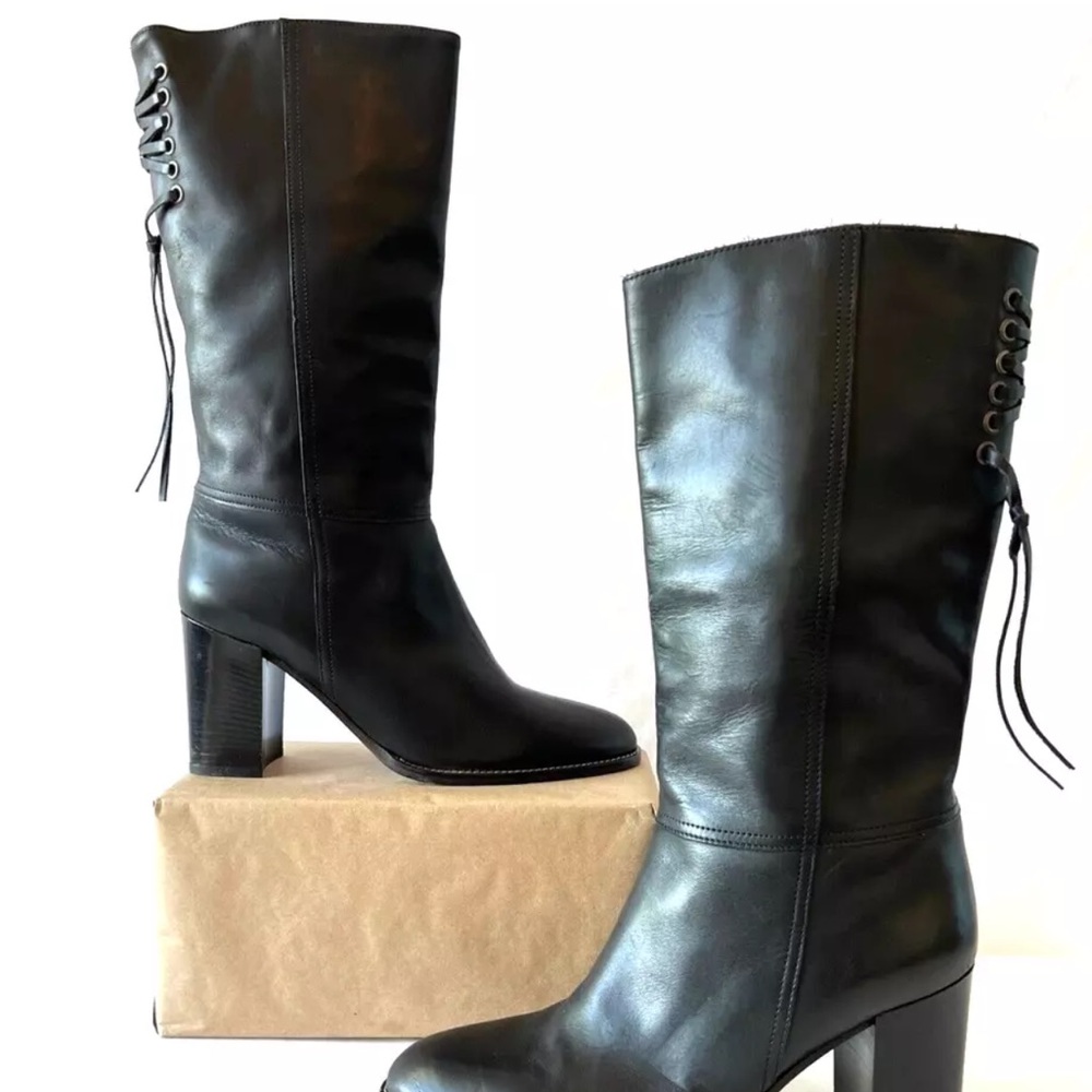 Coach Vintage Italy “coty” lace up back boot sz 7